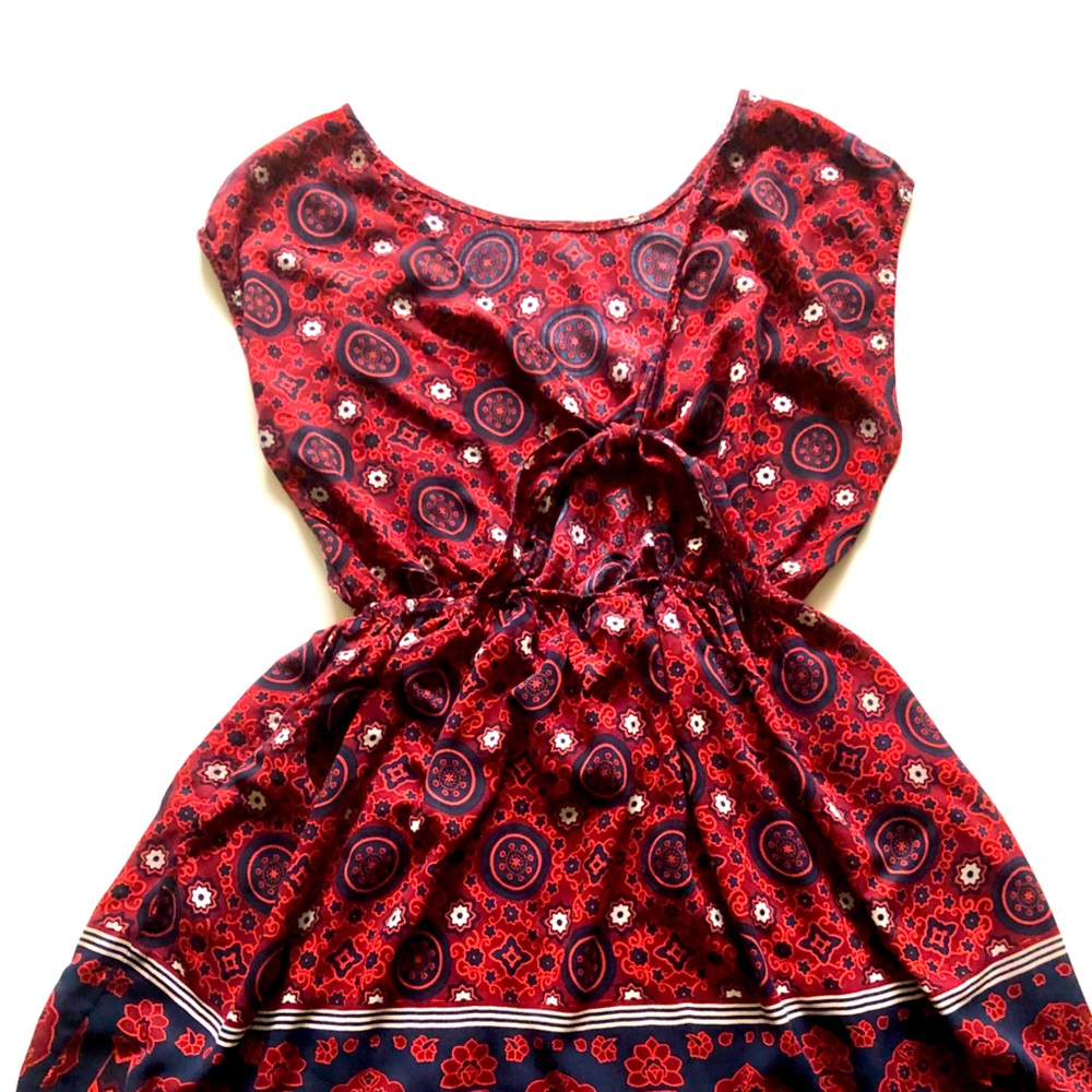 Red and Blue cute dress
